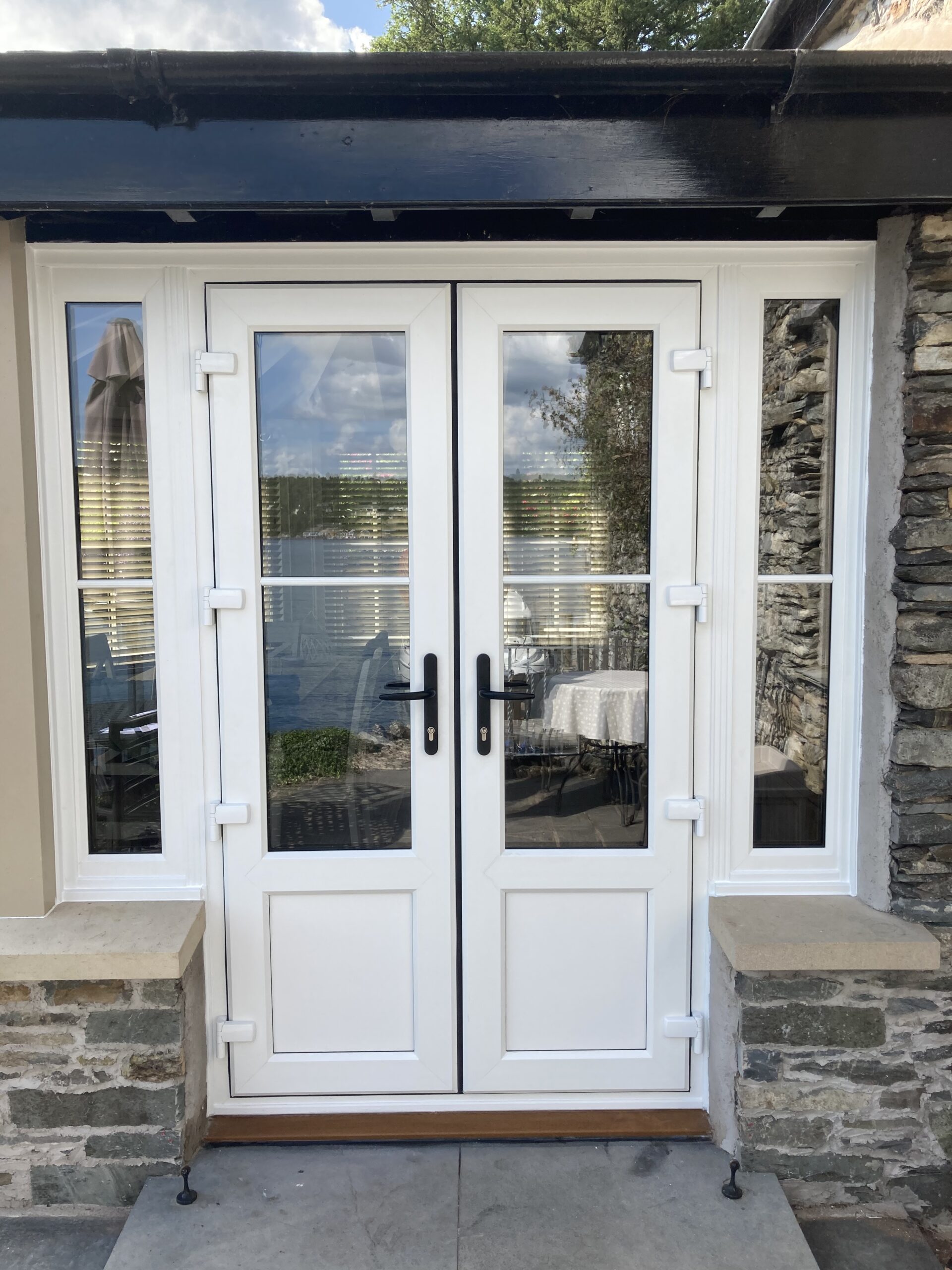 StormMeister flood doors double in white